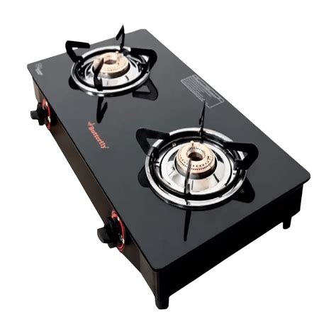 8mm glass gas stove 2 burner